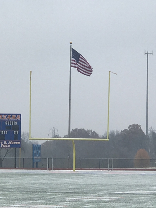 Flag over Munch Field