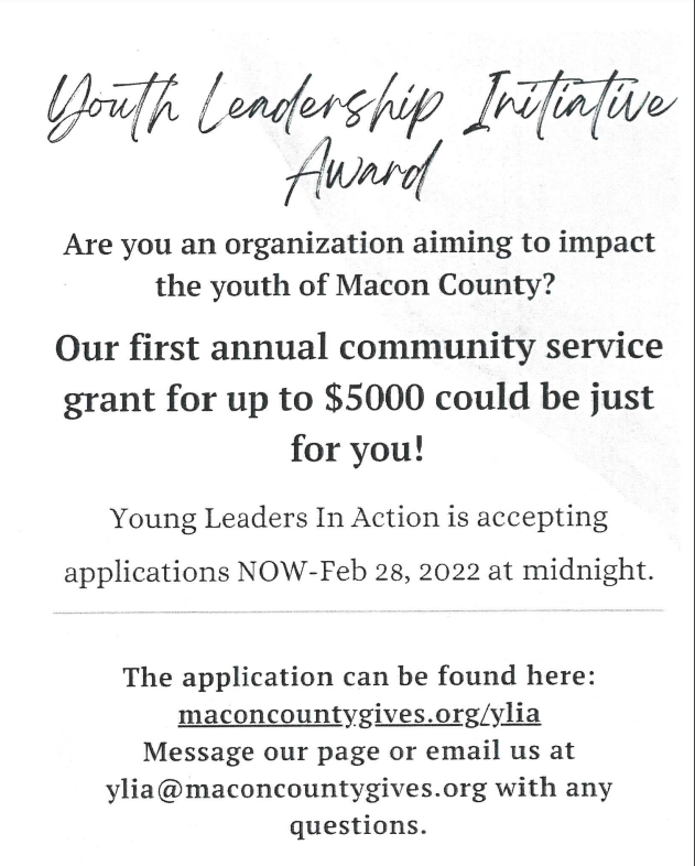 YLIA Leadership Initiative Award